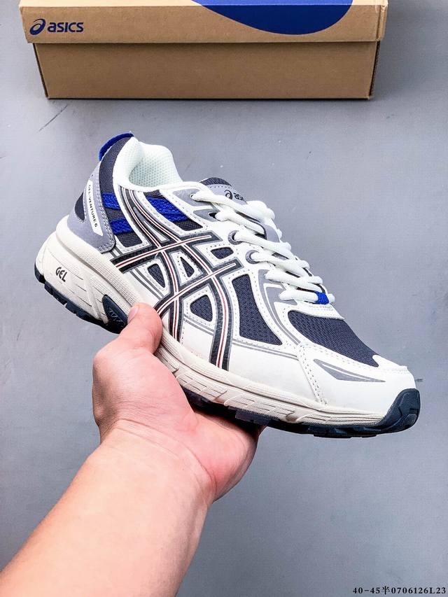 集图 Asics 亚瑟士 Gel-Venture 6 复古休闲缓震透气运动休闲鞋 0706126L23