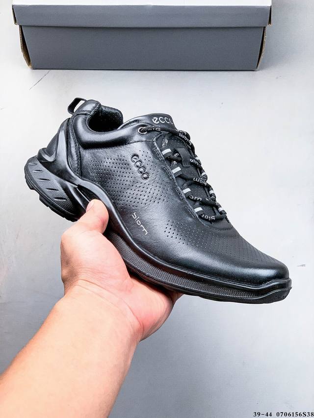 公司级！Ecco Men's Classic Lisbon Lace 爱步 街头趣闯系列系带休闲鞋 代工原单品质#轻盈发泡橡胶鞋底#欧索莱吸汗去臭脚垫 0706