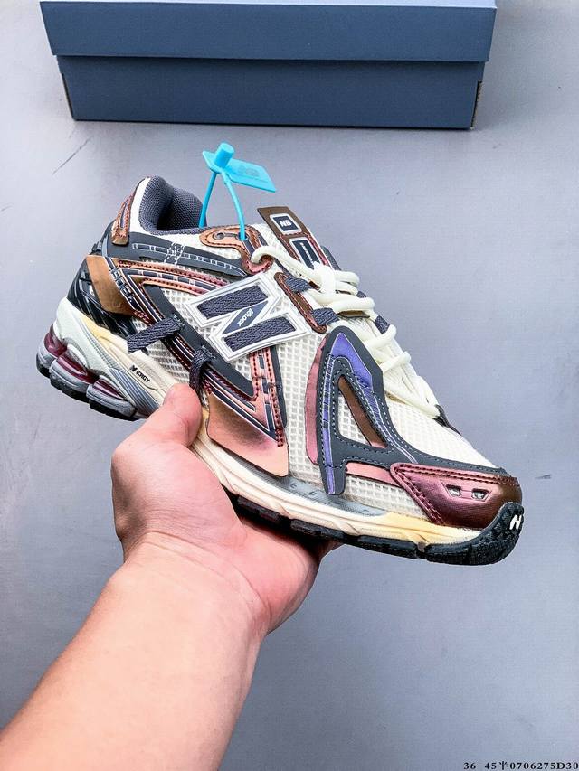 集图 New Balance M1906Ri Nb宝藏老爹鞋款，复古元素叠加，质感超级棒，楦版型材料细节做工精细，货如实拍图 作为Nb最经典的档案鞋型之一，与