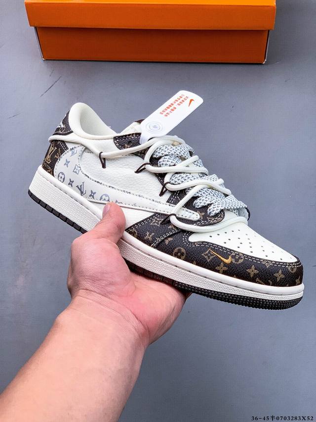 公司级头层！耐克Nike Air Jordan 1 Low Aj1乔1 低帮潮流缓运动休闲板鞋。Aj1 低帮拼接 完美版型真头层牛皮# 内置缓震气垫 原鞋开模