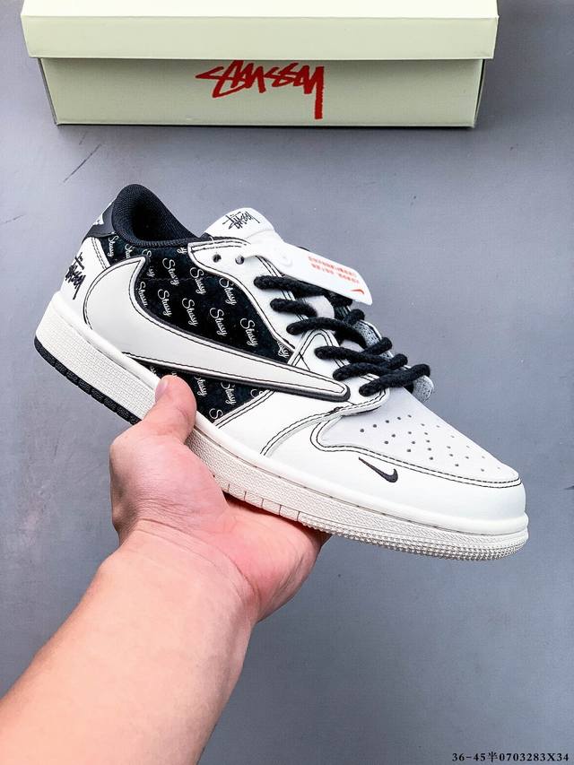 公司级头层！耐克Nike Air Jordan 1 Low Aj1乔1 低帮潮流缓运动休闲板鞋。Aj1 低帮拼接 完美版型真头层牛皮# 内置缓震气垫 原鞋开模