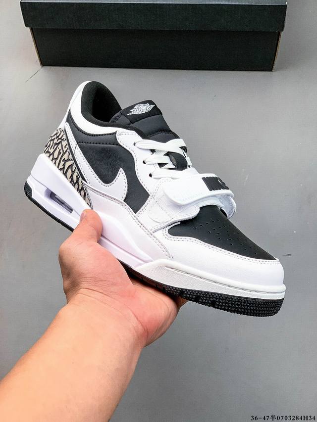 公司级头层！乔丹 Jordan Legacy 312 Low 乔312 混合版本低帮休闲运动篮球鞋 0703284H34