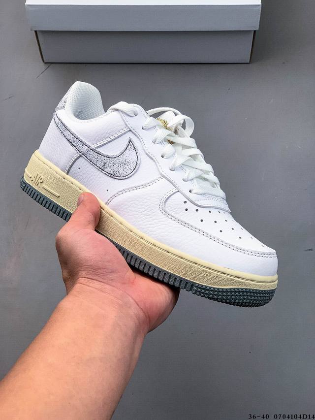 二层真标！耐克Nike Air Force 1 Low 空军一号低帮经典百搭休闲板鞋 0704104D14