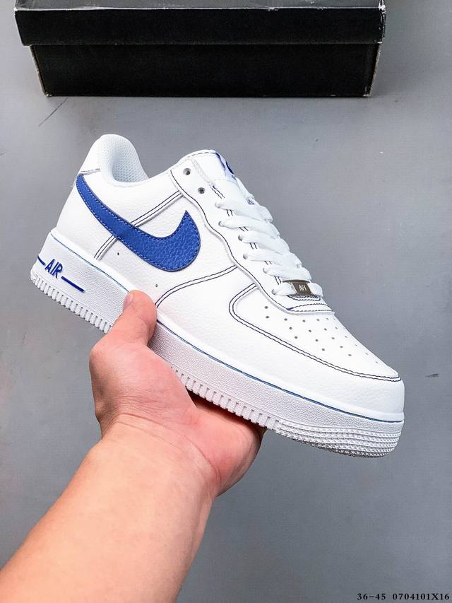 二层真标！耐克Nike Air Force 1 Low 空军一号低帮经典百搭休闲板鞋 0704101X16