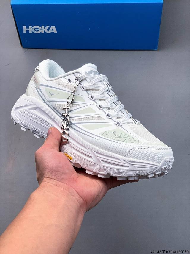 Hoka Mafate Speed 2 超轻厚底轻量山地跑步鞋 原装轻量化材料Fresh Foam 超轻量中底全部用料过3C认证滚动平衡科技减少33%能量消耗