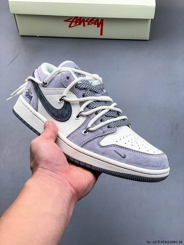 公司级头层！耐克Nike Air Jordan 1 Low Aj1乔1 低帮潮流缓运动休闲板鞋。Aj1 低帮拼接 完美版型真头层牛皮# 内置缓震气垫 原鞋开模