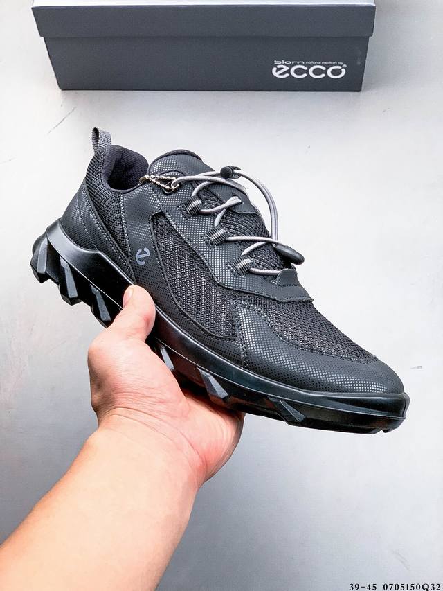 公司级！Ecco Men's Classic Lisbon Lace 爱步 街头趣闯系列系带休闲鞋 代工原单品质#轻盈发泡橡胶鞋底#欧索莱吸汗去臭脚垫 0705