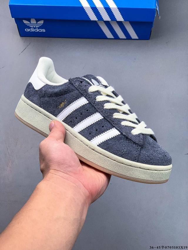 集图 阿迪达斯Adidas Originals Campus 80S 学院系列经典复古低帮百搭休闲运动板鞋 0705103X19
