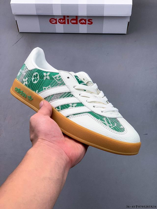 阿迪达斯Adidas Originals Gazelle德训鞋 防滑耐磨 低帮板鞋 男女同款 #独家原版原盒 原底原料 开模打造 #原厂织唛鞋标 高精密准度 #