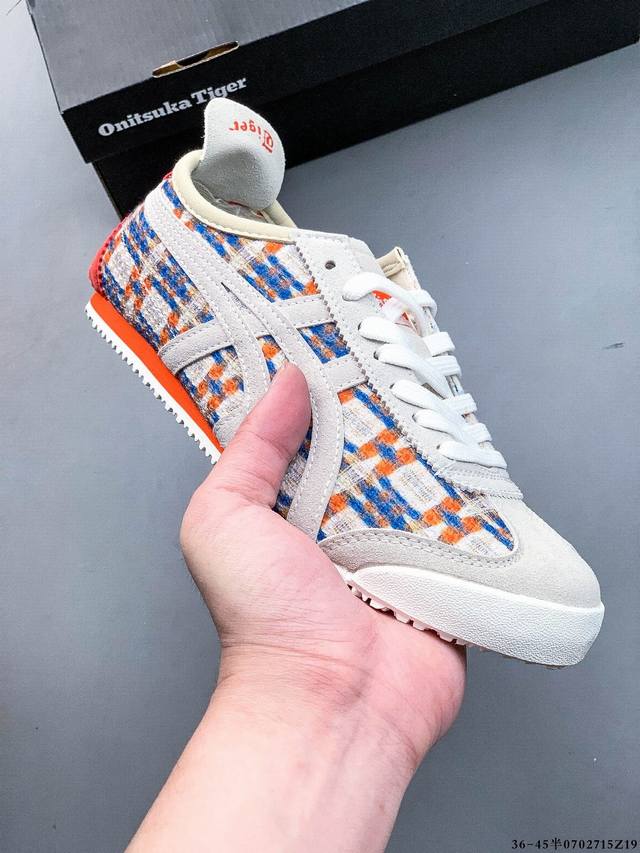 Asics 亚瑟士 Onitsuka Tiger 鬼冢虎 阿斯克斯 皮面原装四联吊牌 中底纸板钢印 日系轻便运动休闲鞋 0702715Z19