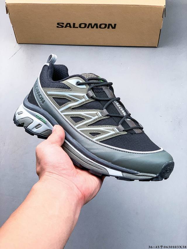 Salomon Xa Pro Xt-6 Expanse 萨洛蒙户外越野跑鞋 鞋面采用Sensifit贴合技术 全方位贴合包裹脚型 鞋跟部鞋底牵引设计 提供强大的