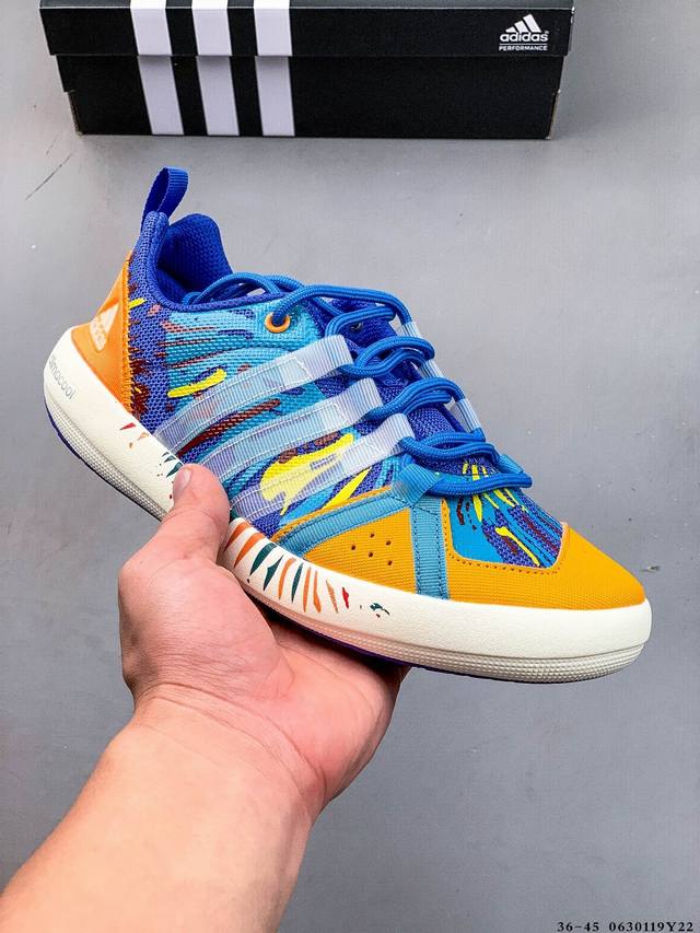 阿迪达斯 Adidas Climacool Boat Lace 网面透气运动防滑 溯溪鞋 涉水鞋 0630119Y22