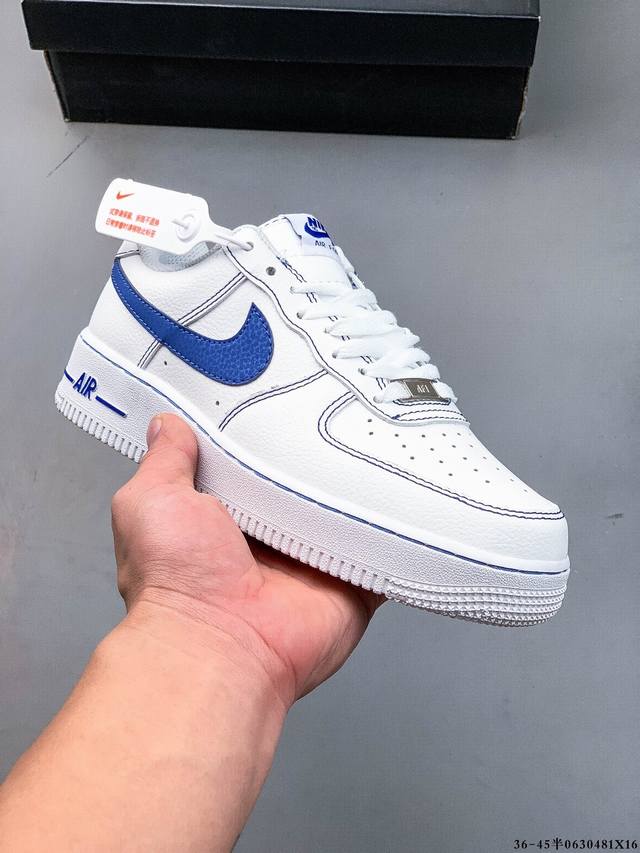 二层真标！耐克Nike Air Force 1 Low 空军一号低帮经典百搭休闲板鞋 0630481X16