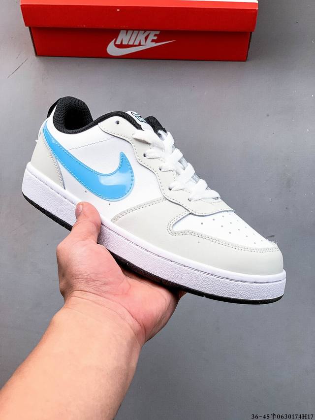 集图 耐克 Nike Court Borough Low 低帮百搭休闲运动鞋 0630174H17