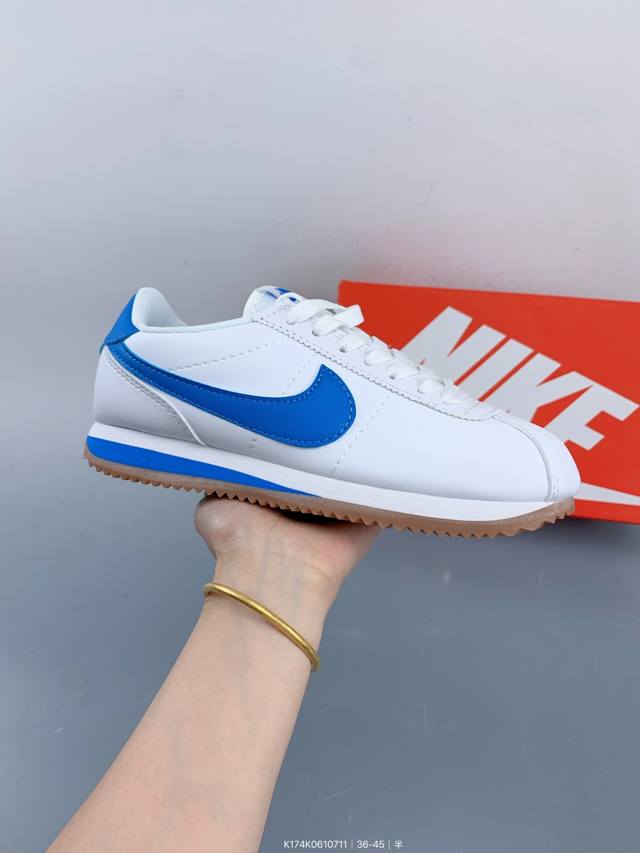 公司级Nike Classic Cortez 全新配色 经典阿甘休闲跑步鞋 Size：如图 编码：K174K0610711