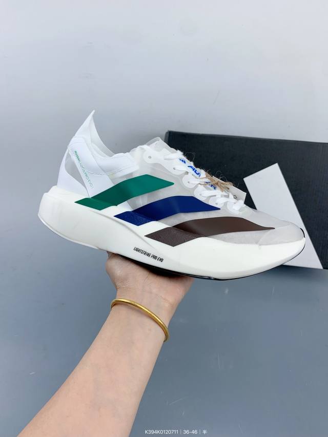 纯原 Ad 阿迪 Adizero Evo 低帮休闲跑步鞋 Size：如图 编码：K394K0120711