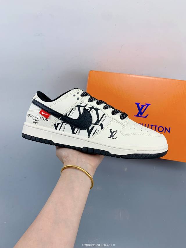 公司级Nk Dunk Low Retro “Diy高端定制” 低帮休闲运动板鞋 原装头层材料 用料绝不含糊 独家版型蒸餾加工帶來的是更好的视觉和脚感体验 清洁度