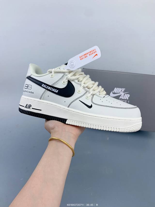 公司级Nike Air Force 1 '07 Low 空军一号 低帮 运动鞋 休闲鞋 折边针车 工艺难度大 原楦头原纸板 原装鞋盒 定制五金配件 内置全掌气垫