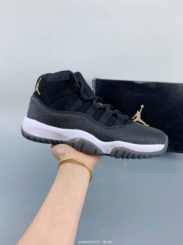 乔丹Air Jordan 11Aj11 乔11高帮运动复古文化篮球鞋 Size：如图 编码：K260K0510711