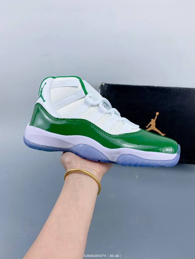 乔丹Air Jordan 11Aj11 乔11高帮运动复古文化篮球鞋 Size：如图 编码：K260K0510711