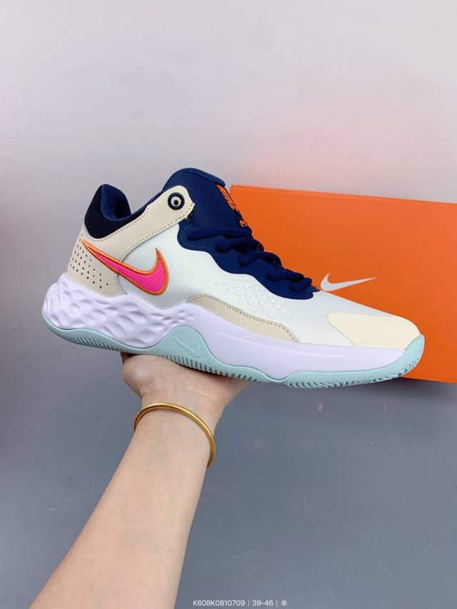 Nike Fly By Mid 3 简约百搭 减震防滑耐磨 中帮 篮球鞋 Size：如图 编码：K608K0810709