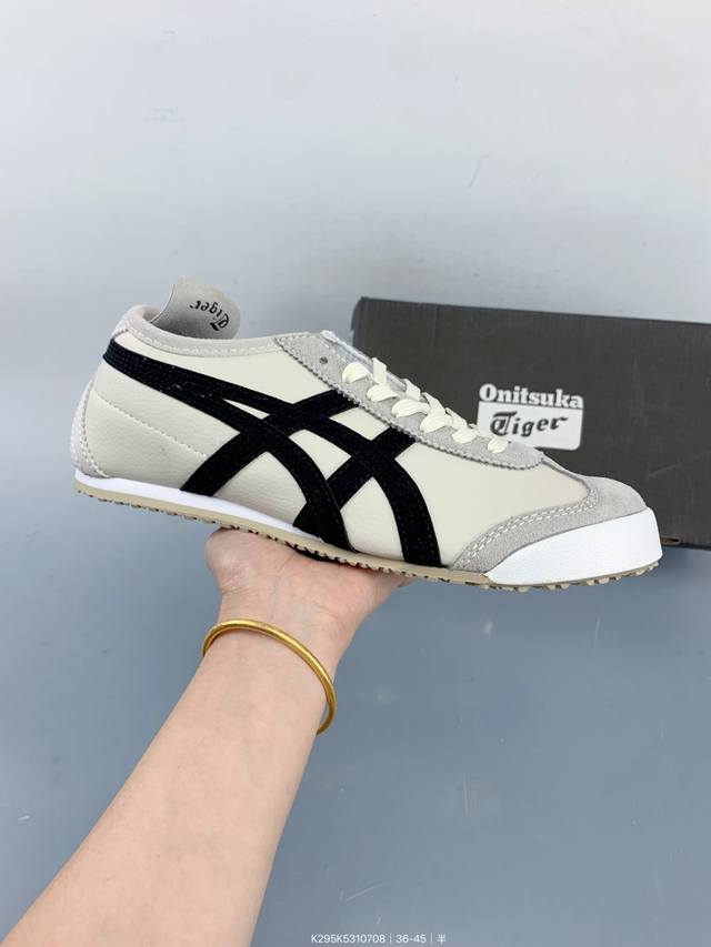 Onitsuk Tiger Mexico 66 Slip-On 鬼冢虎低帮复古休闲鞋 Size：如图 编码：K295K5310708