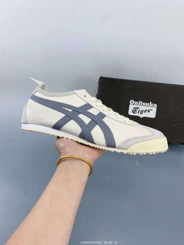 Onitsuk Tiger Mexico 66 Slip-On 鬼冢虎低帮复古休闲鞋 Size：如图 编码：K295K5310708