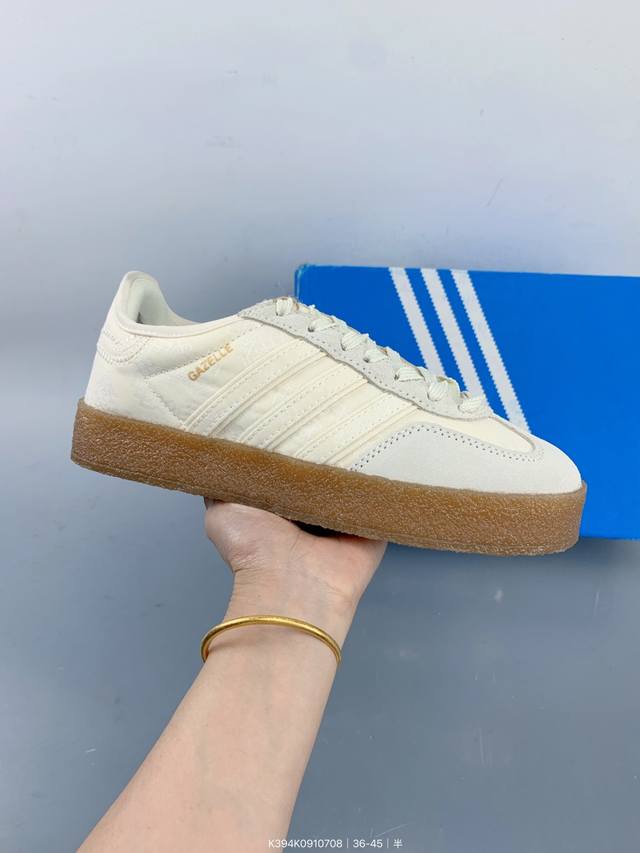 阿迪达斯 Clot X Adidas Originals Gazelle By Ec 舒适百搭 防滑耐磨 低帮 板鞋 Size：如图 编码：K394K09107
