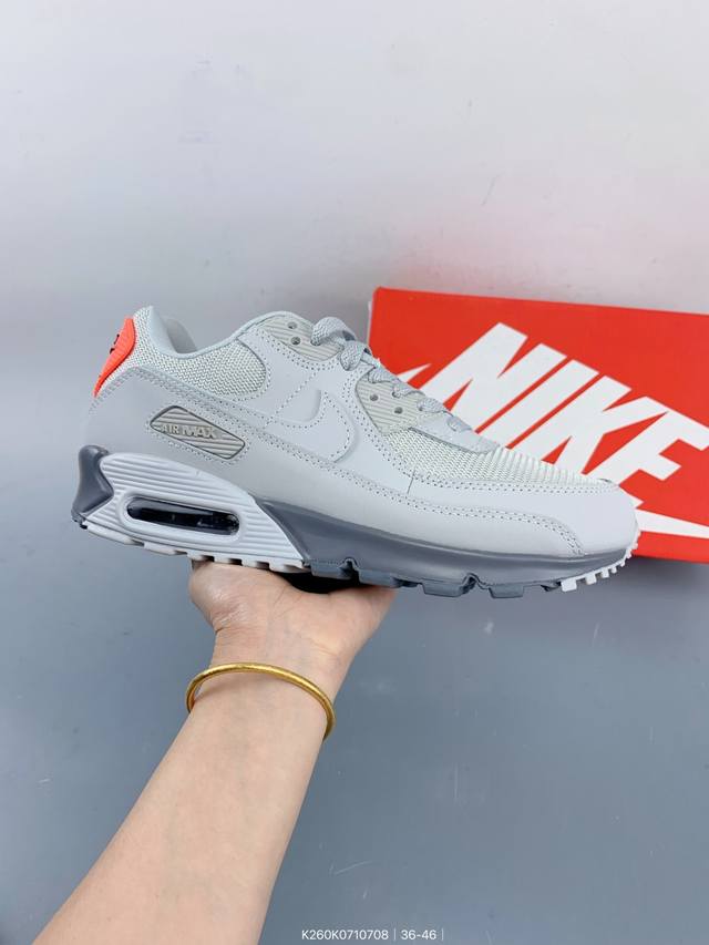 耐克 Nike Air Max 90 经典复古小气垫缓震跑鞋 Size：如图 编码：K260K0710708
