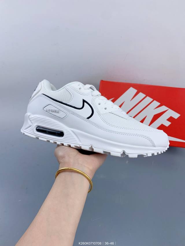 耐克 Nike Air Max 90 经典复古小气垫缓震跑鞋 Size：如图 编码：K260K0710708