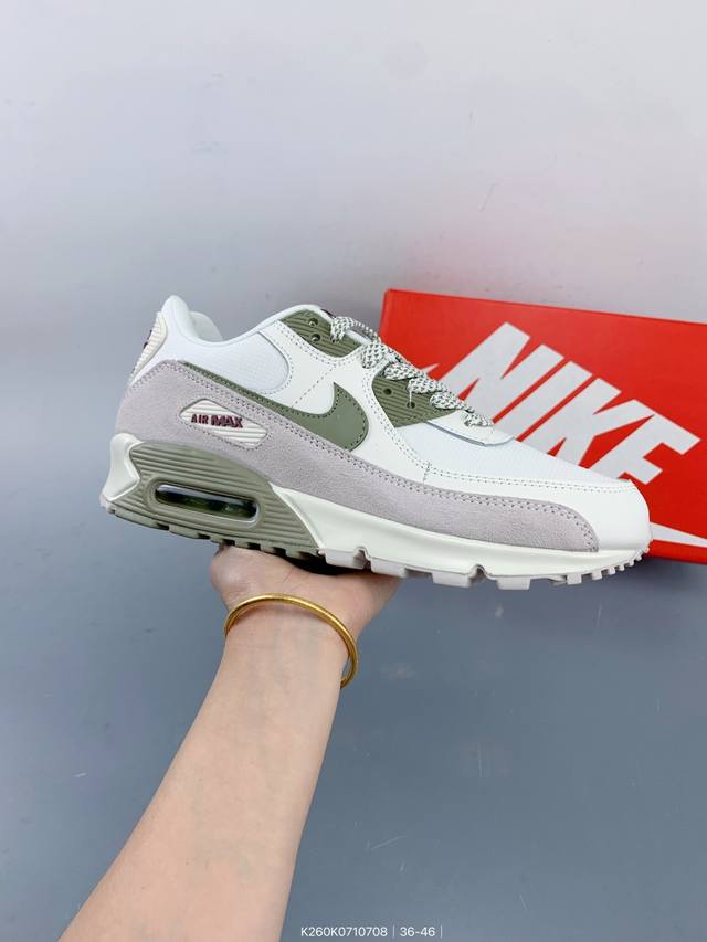 耐克 Nike Air Max 90 经典复古小气垫缓震跑鞋 Size：如图 编码：K260K0710708