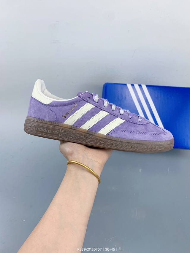 纯原 Ad Handball Spezial 阿迪达斯经典款复古休闲板鞋 原厂原档案开发出品 皮料切割干净无任何毛边 鞋型细节完美 超高清洁度 Size：如图