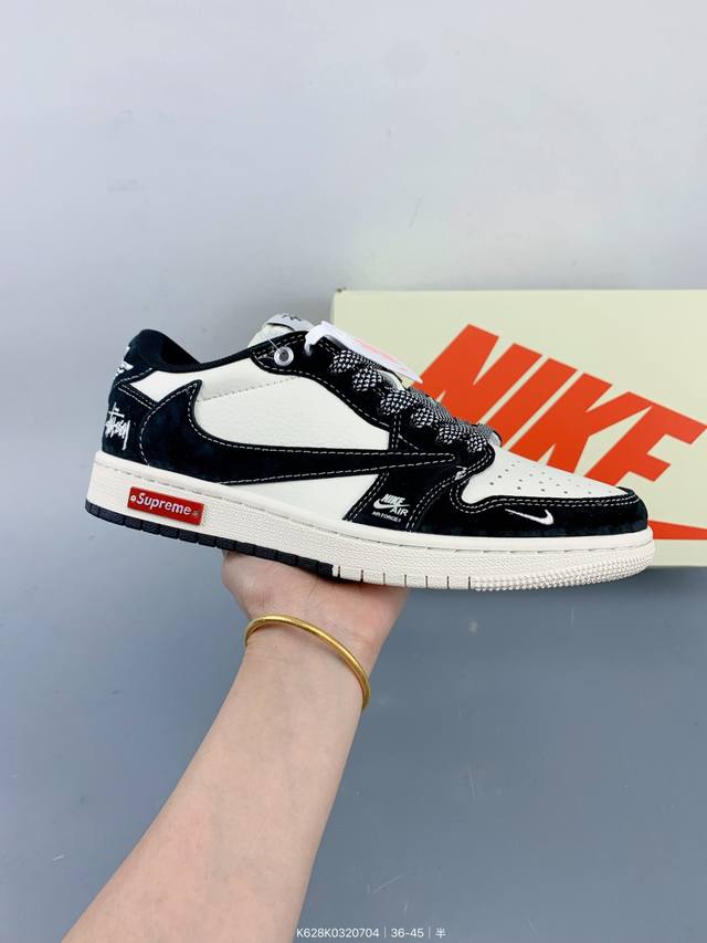 Travis Scott X Fragment Design X Jordan Air Jordan 1 Low Og Sp 多方联名合作融合了Travis S