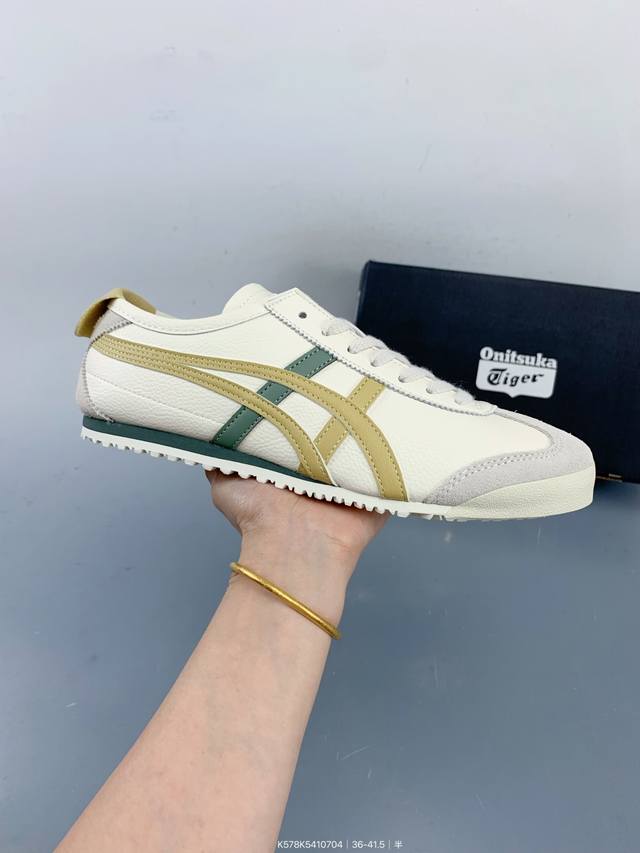 公司级Onitsuka Tiger鬼塚虎 Mexico 66 Slip-On 一脚蹬低帮夏季透气运动休闲鞋 Size：如图 编码：K578K5410704