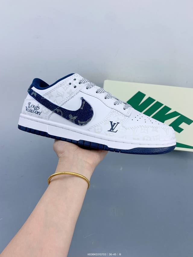 Nk Sb Dunk Low Un联名周年高端定制 低帮休闲板鞋 Size：如图 编码：K636K0310703