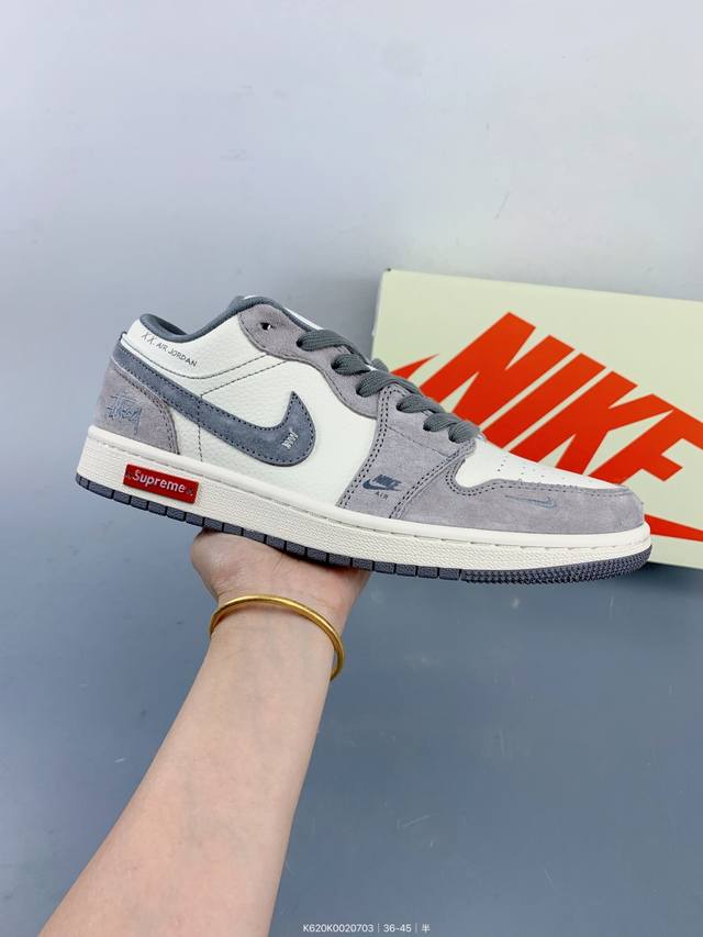 乔丹Air Jordan 1 Low Aj1乔1 低帮休闲复古文化运动板 Size：如图 编码：K620K0020703