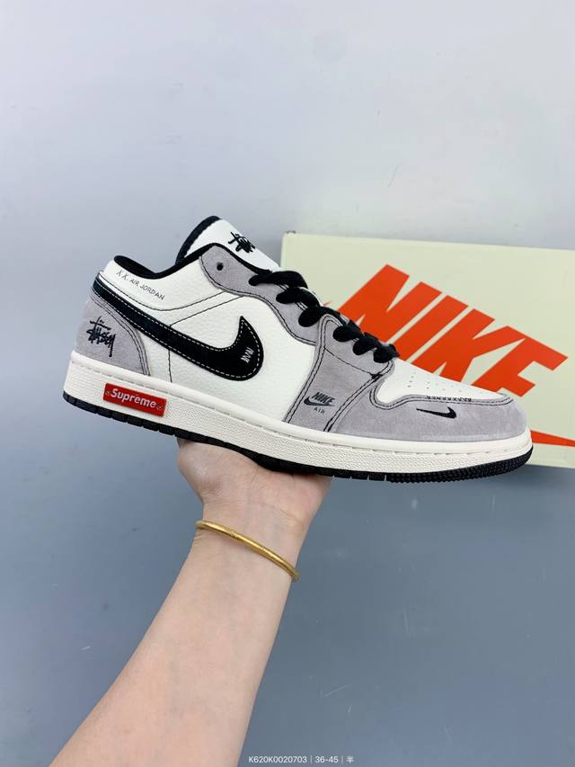 乔丹Air Jordan 1 Low Aj1乔1 低帮休闲复古文化运动板 Size：如图 编码：K620K0020703