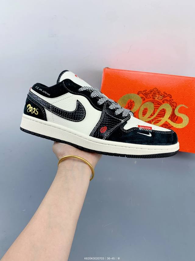 乔丹Air Jordan 1 Low Aj1乔1 低帮休闲复古文化运动板 Size：如图 编码：K620K0020703