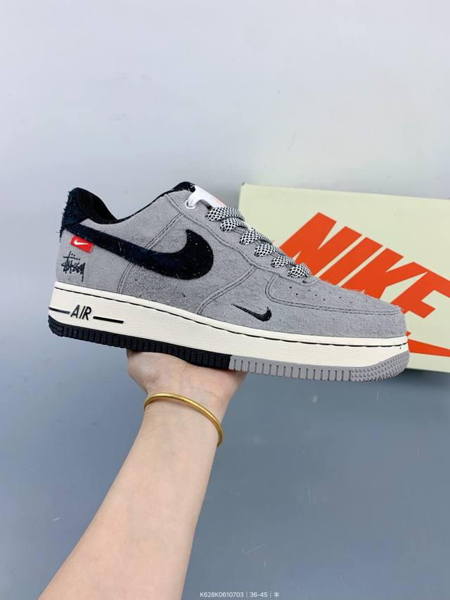 公司级Nike Air Force 1 '07 Low 空军一号 低帮 运动鞋 休闲鞋 折边针车 工艺难度大 原楦头原纸板 原装鞋盒 定制五金配件 内置全掌气垫