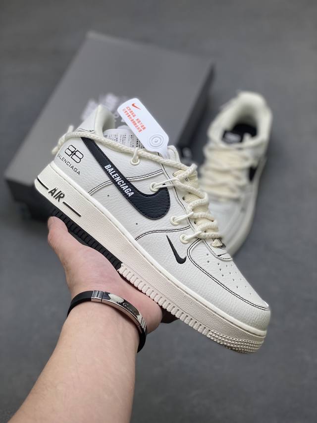海外限量发售！公司级Nike Air Force 1 '07 Low 空军一号低帮 运动鞋 休闲鞋 折边针车 工艺难度大 原楦头原纸板 原装鞋盒 定制五金配件