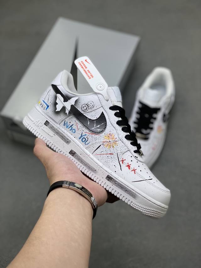 海外限量发售！公司级Nike Air Force 1 '07 Low 空军一号 低帮 运动鞋 休闲鞋 折边针车 工艺难度大 原楦头原纸板 原装鞋盒 定制五金配件