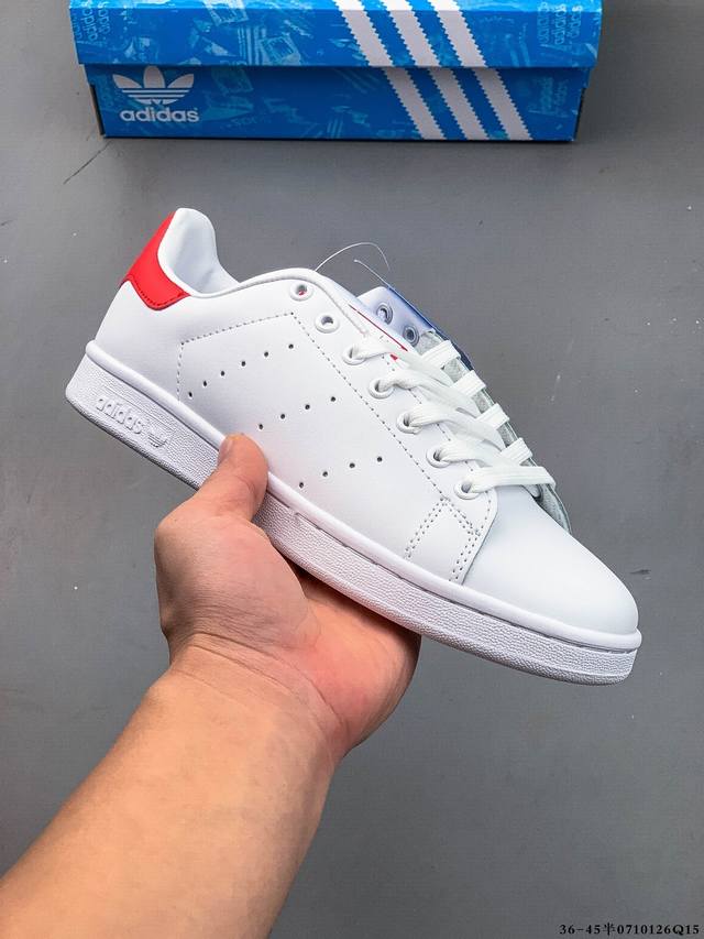 集图 真标半码！Adidas Originals Stan Smith 史密斯 经典百搭休闲鞋 0710126Q15