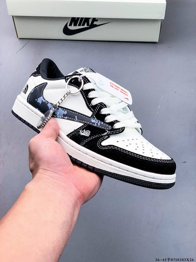 公司级头层！耐克Nike Air Jordan 1 Low Aj1乔1 低帮潮流缓运动休闲板鞋。Aj1 低帮拼接 完美版型真头层牛皮# 内置缓震气垫 原鞋开模