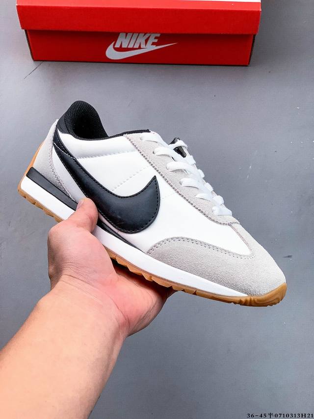耐克Nike Pacifc 25新款复古百搭运动休闲鞋 Nike Pacific 运动鞋从传统风尚汲取设计灵感，打造新颖低调外观。织物与皮革组合鞋面，巧搭缝制耐