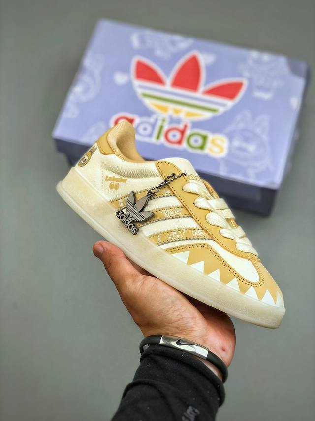 C版 Adidas Samba Og 德训鞋 高端定制桑巴系列 大厂纯原品质出货 超高清洁度 细节完美 舒适百搭 低帮休闲板鞋 男女同款货号：Dm1234-01