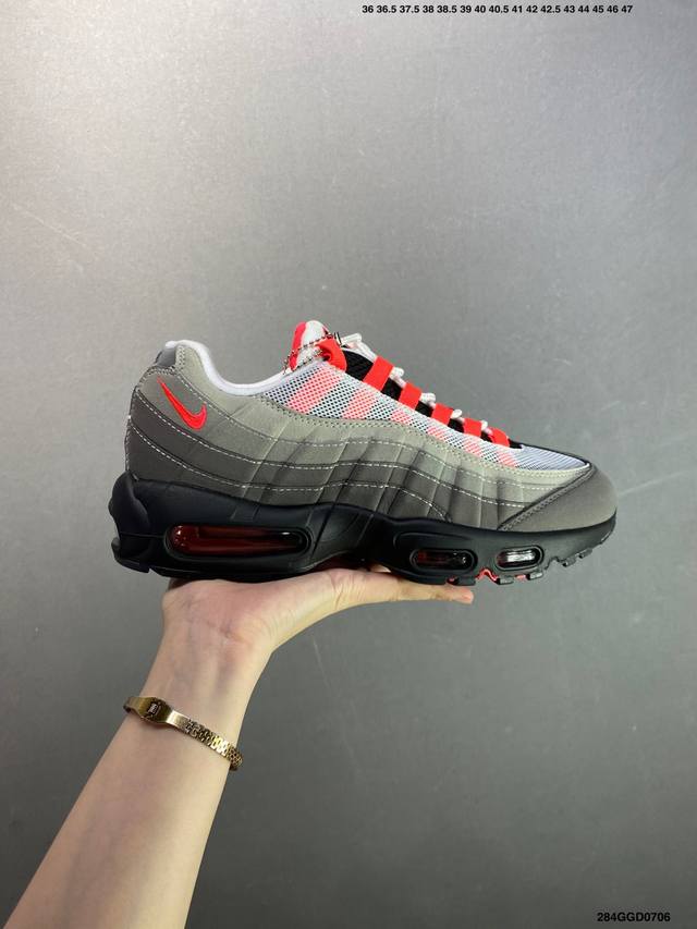 公司级新款Air Max 95 Sp运动鞋气垫增高跑步鞋百搭男女休闲鞋复古老爹鞋情侣鞋 此款 Air Max 95 X Stash Black And Harb