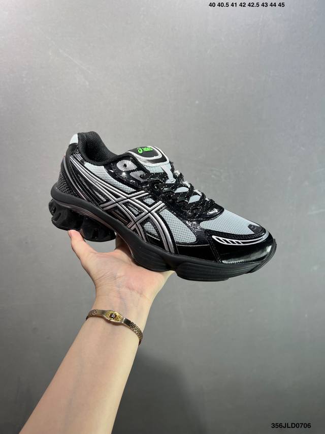 公司级Asics Gel-Kinetic Fluent 亚瑟士 复古休闲运动鞋厚底增高老爹鞋 货号:1203A591-021 尺码:如图 编码：356Jld07