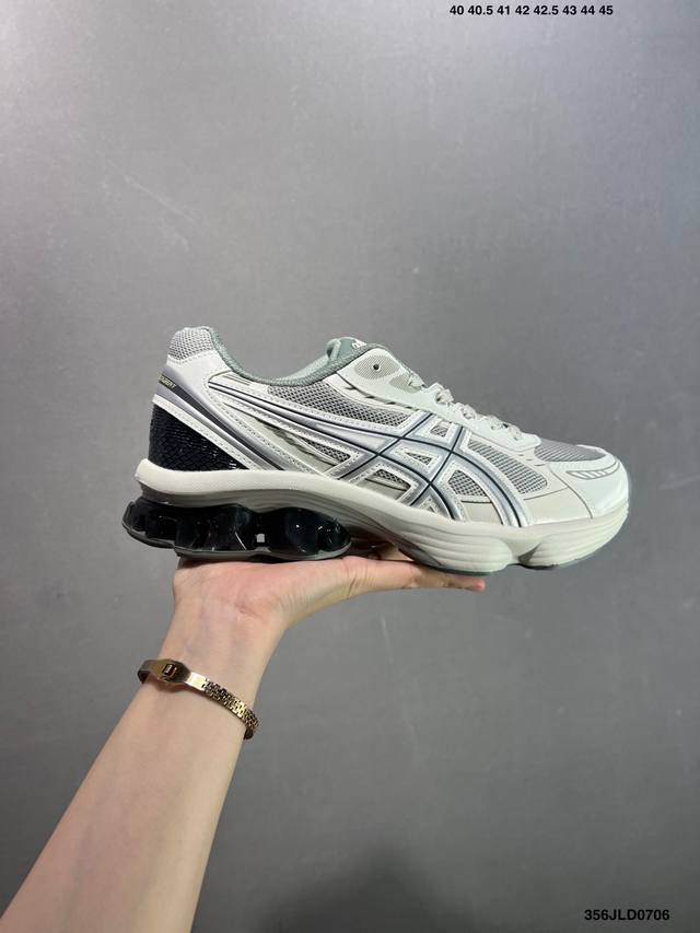 公司级Asics Gel-Kinetic Fluent 亚瑟士 复古休闲运动鞋厚底增高老爹鞋 货号:1203A591-021 尺码:如图 编码：356Jld07