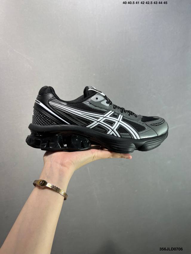 公司级Asics Gel-Kinetic Fluent 亚瑟士 复古休闲运动鞋厚底增高老爹鞋 货号:1203A591-021 尺码:如图 编码：356Jld07