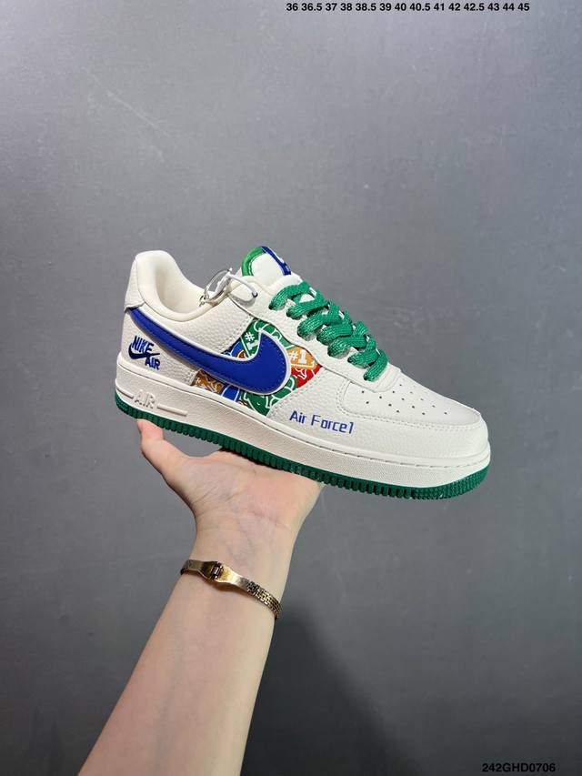 公司级Nike Air Force 1 ‘07 Low 空军一号 低帮 运动鞋 休闲鞋 折边针车 工艺难度大 原楦头原纸板 原装鞋盒 定制五金配件 内置全掌气垫